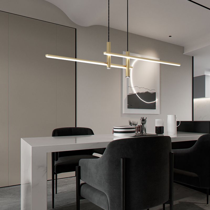 Arisha   Pendant Light Modern Linear Dining Room