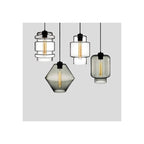 Arisha Modern Art Deco LED Cylindrical /Glass Pendant Light
