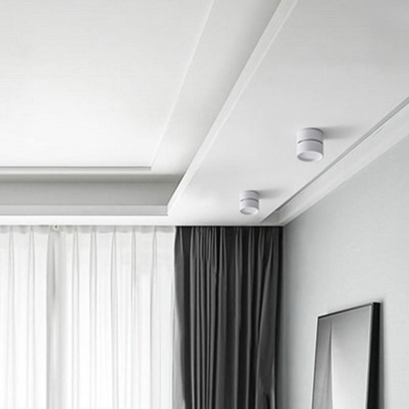 Arisha Flush Mount Ceiling Light Cylindrical Modern Hallway