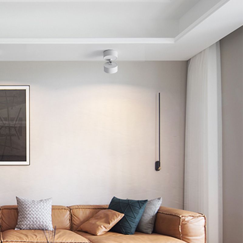 Arisha Flush Mount Ceiling Light Cylindrical Modern Hallway