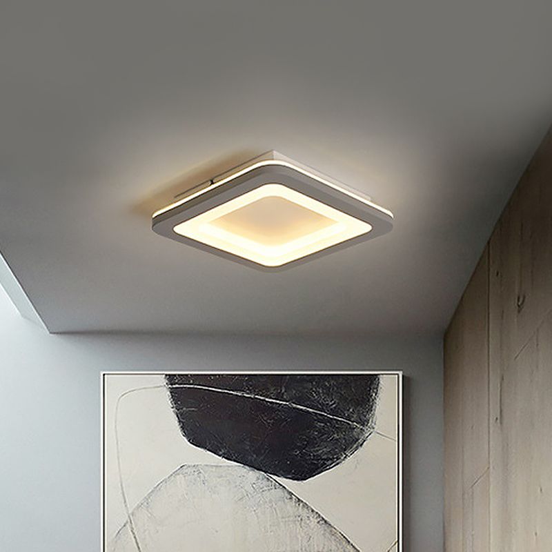 Arisha Modern Flower Flush Mount Ceiling Light Gray