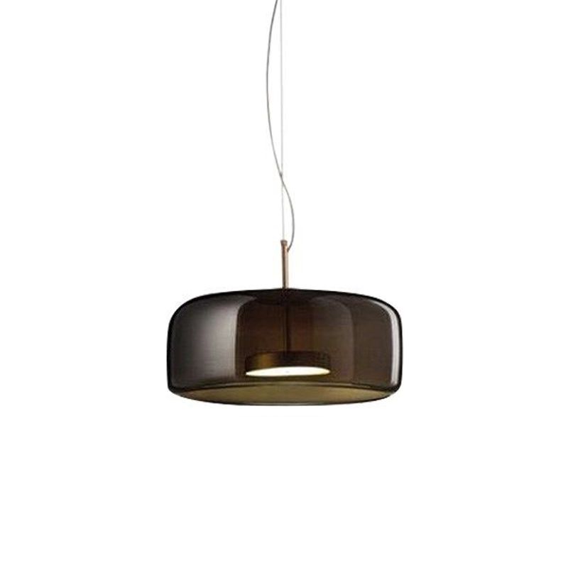 Valentina Minimalist Cylindrical /Glass Pendant Light, Kitchen