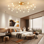Arisha Art Deco Starry Glass Flush Mount Ceiling Light - image 10