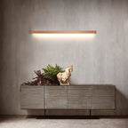 Muto Linear Mirror Wooden Front Vanity Wall Lamp Bedroom - image 6