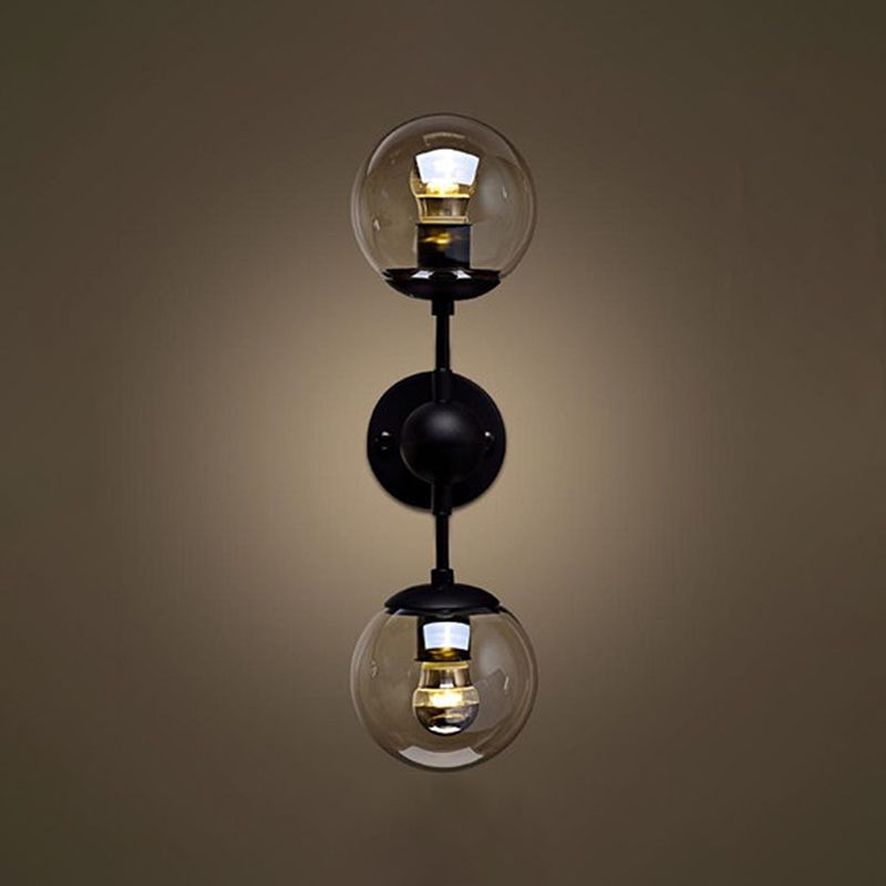 Valentina Globe Glass Vanity Wall Light Bedroom