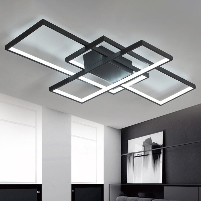 Arisha Modern Multi Rectangular Flush Mount Ceiling Light