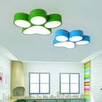 Arisha Modern Dog Paw Acrylic Children Ceiling Flush Mount Light