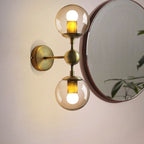 Valentina Globe Glass Vanity Wall Light Bedroom