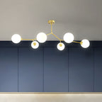 Valentina Modern Glass Bubble Chandelier Bedroom