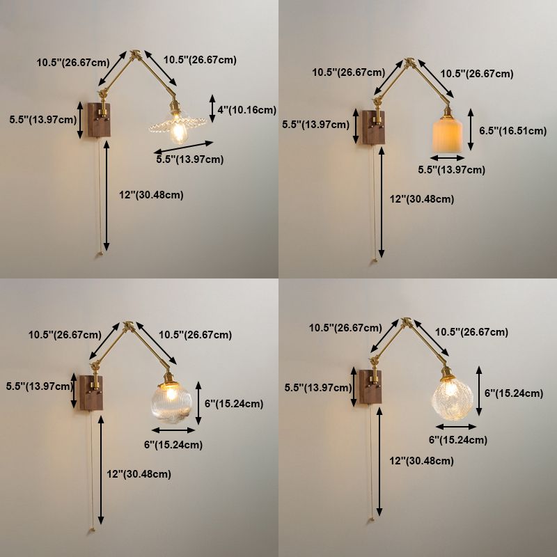Muto Wall Lamp Modern, Folding Adjustable , Study Room