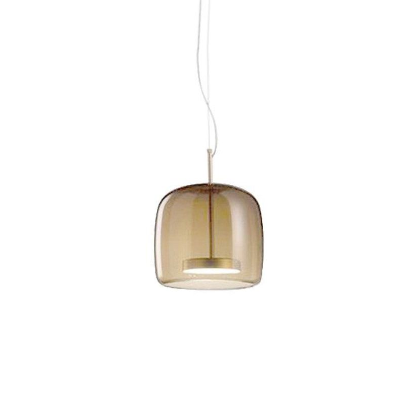 Valentina Minimalist Cylindrical /Glass Pendant Light, Kitchen
