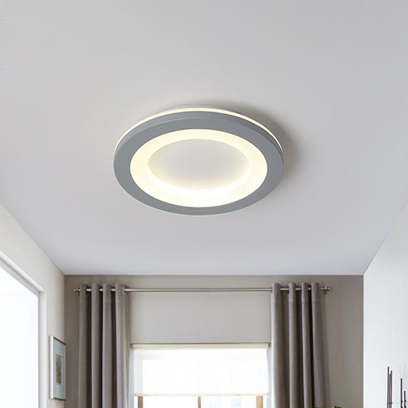 Arisha Modern Flower Flush Mount Ceiling Light Gray