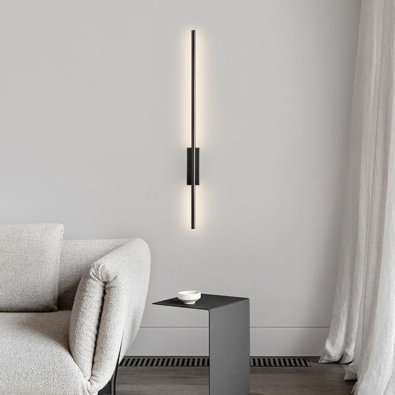 Arisha Modern Linear &Acrylic Bedroom Wall Lamp Brass
