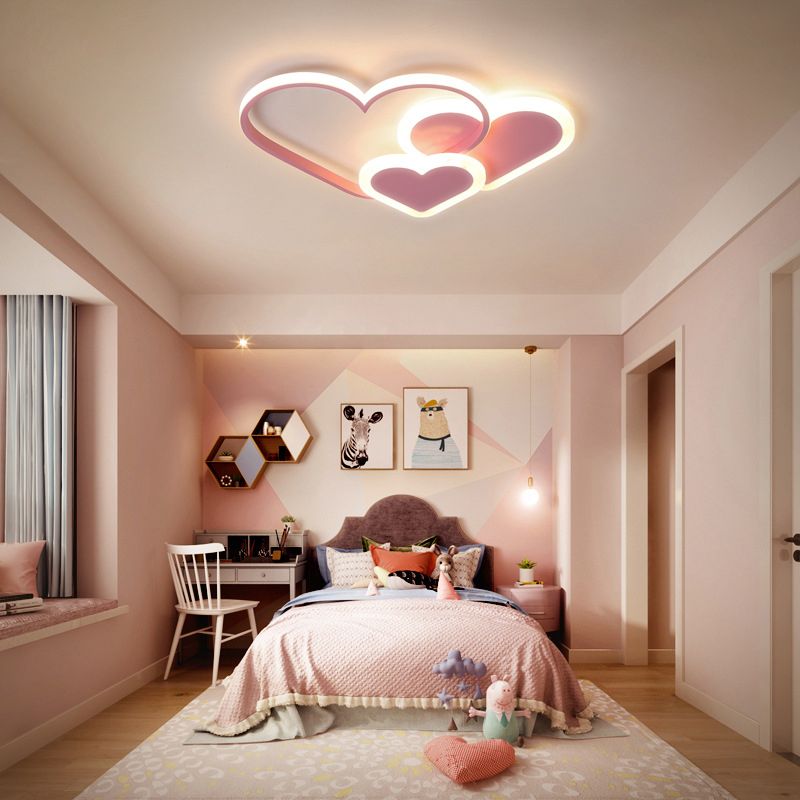 Valentina LED Star Designer Children Flush Mount Ceiling Light