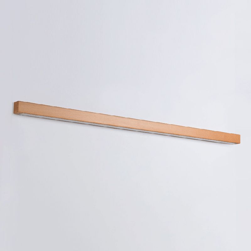 Muto Linear Mirror Wooden Front Vanity Wall Lamp Bedroom - image 10