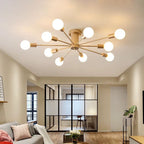 Valentina Modern Globe Bubble Flush Mount Ceiling Light