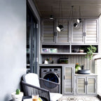 Modern Scandinavian Swag Drum Pendant Light
