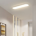 Arisha Flush Mount Ceiling Light Oval Minimalist Acrylic Dining Room