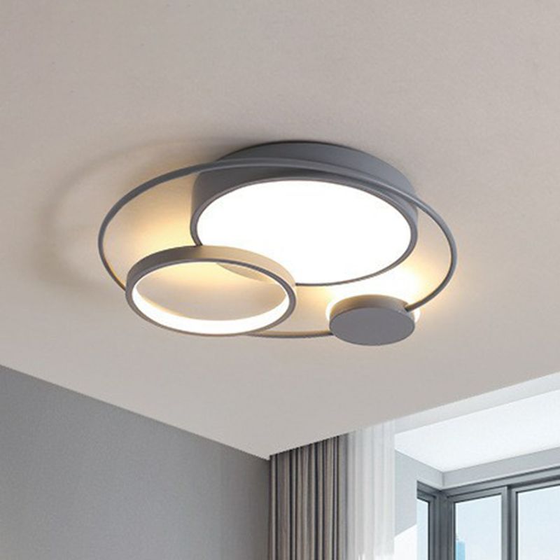 Arisha Modern Circular LED Flush Mount Ceiling Light
