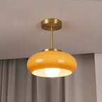 Arisha Modern Semi Flush Mount Ceiling Light, Round