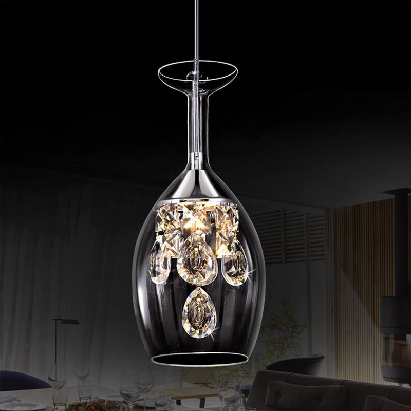 Kristy Modern Wine Glass/Crystal Pendant Light - Letslighting