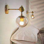 Valentina Globe Glass Vanity Wall Light Bedroom
