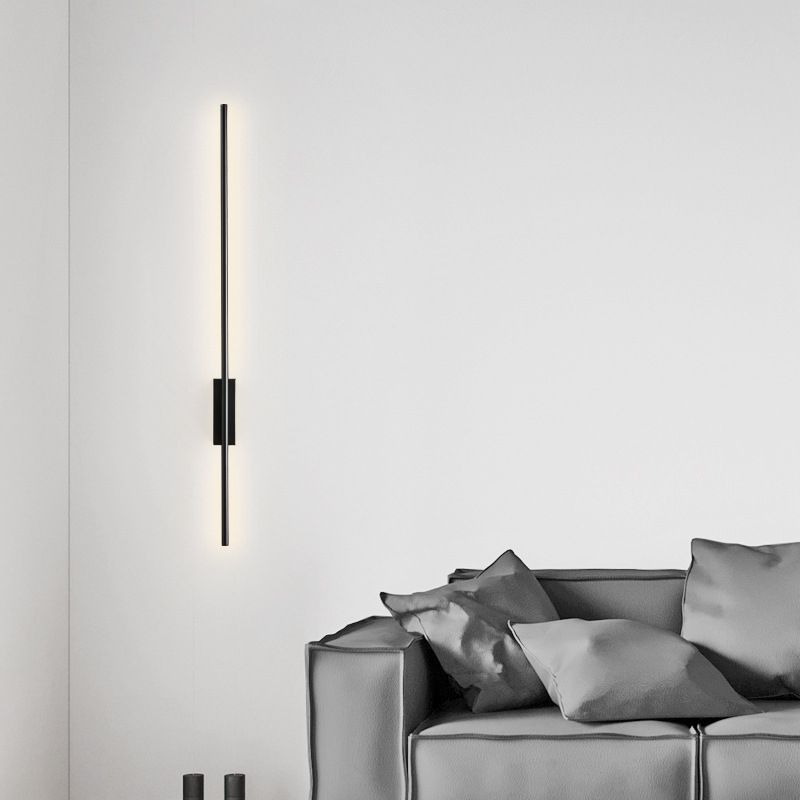 Arisha Modern Linear &Acrylic Bedroom Wall Lamp Brass