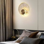 Kristy Art Deco Globe Crystal& Bedroom Wall Lamp