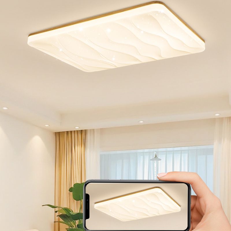 Muto LED Geometric Flush Mount Ceiling Light