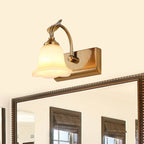 Ray Flower Mirror Front Vanity Wall Lamp, /Glass