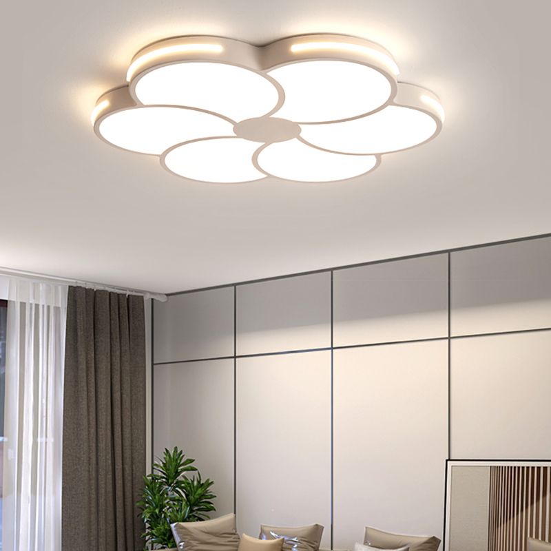 Arisha Modern Flower Acrylic Flush Mount Ceiling Light