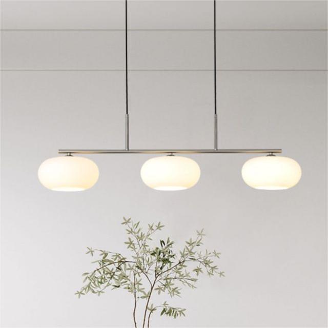 Valentina Cream Cluster Pendant Light, 3 Heads