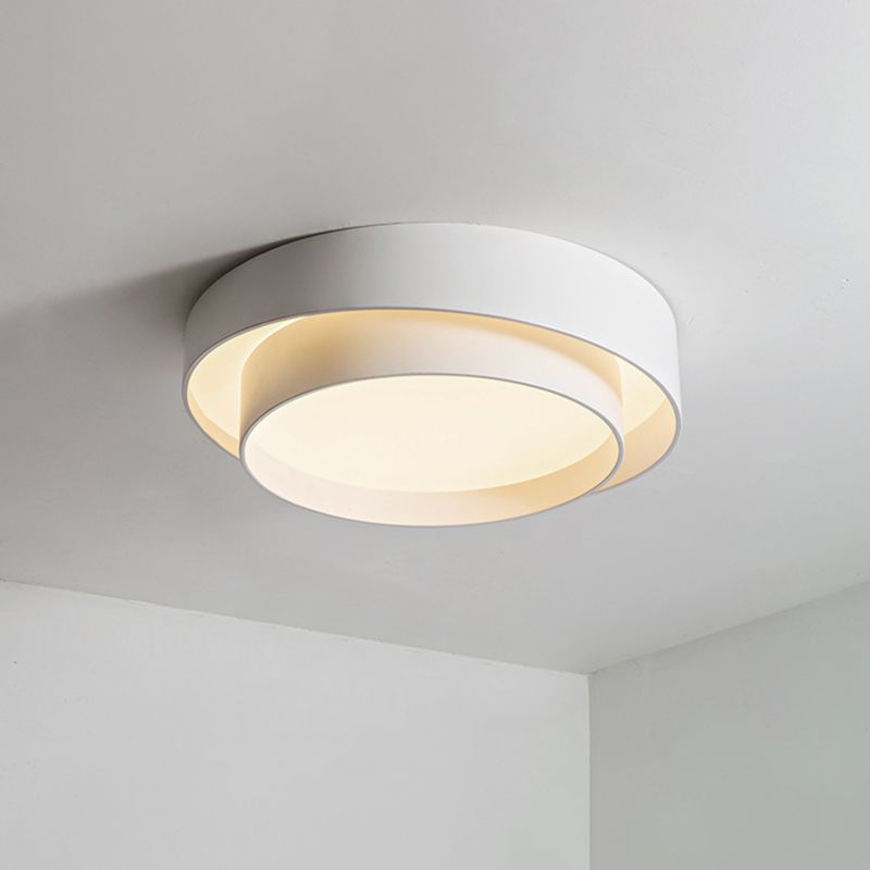 Arisha Nordic Art Deco Circular Flush Mount Ceiling Light