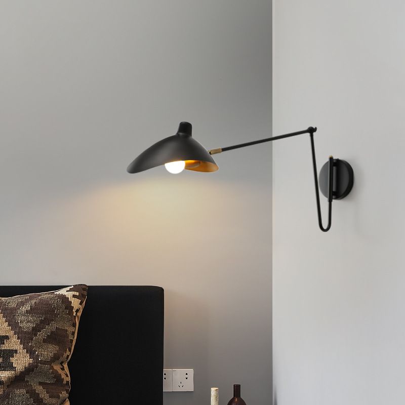 Epoch Industrial Swing Arm Vanity Wall Lamp