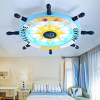 Arisha Modern Rudder Flush Mount Children Ceiling Light Bedroom