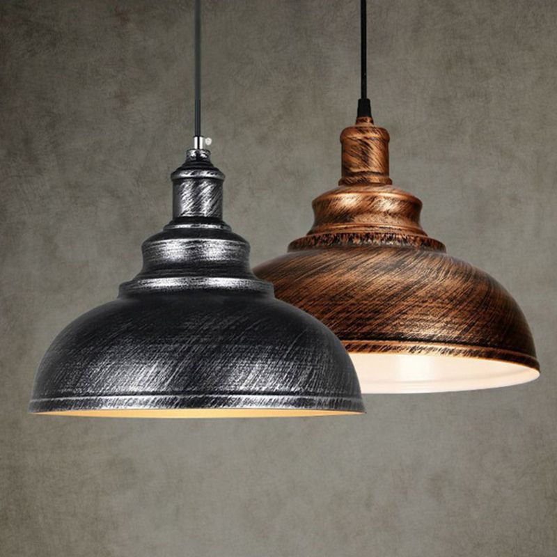 Arisha Pendant Light Dome Industrial Copper