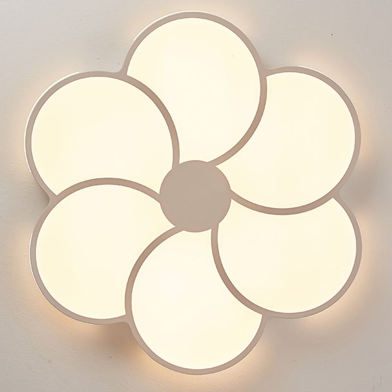 Arisha Modern Flower Acrylic Flush Mount Ceiling Light