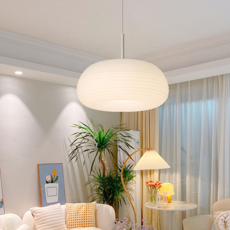 Ritta Drum Shape Pendant Light & Acrylic