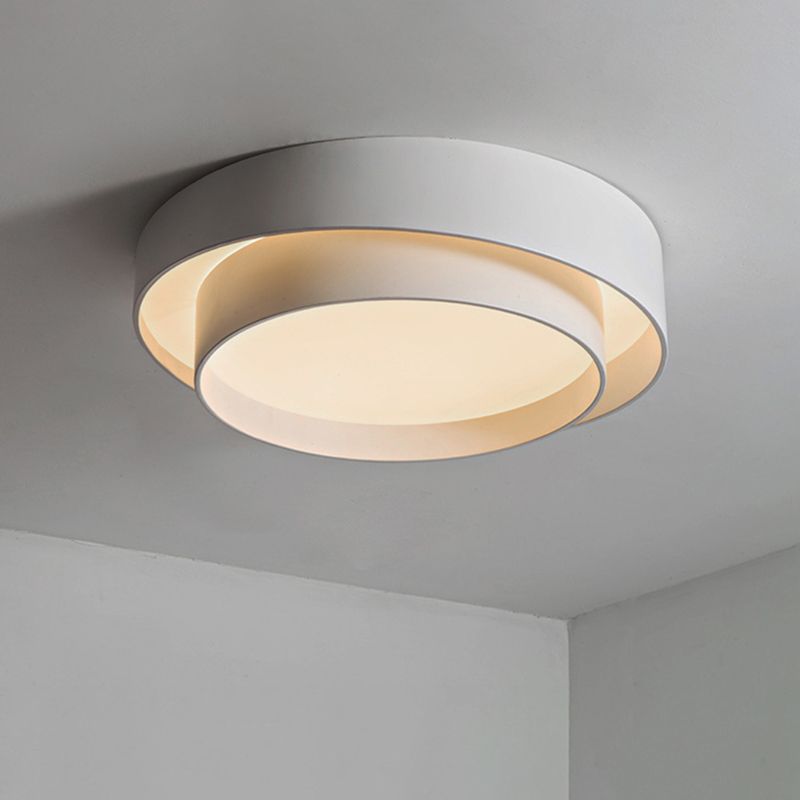 Arisha Nordic Art Deco Circular Flush Mount Ceiling Light