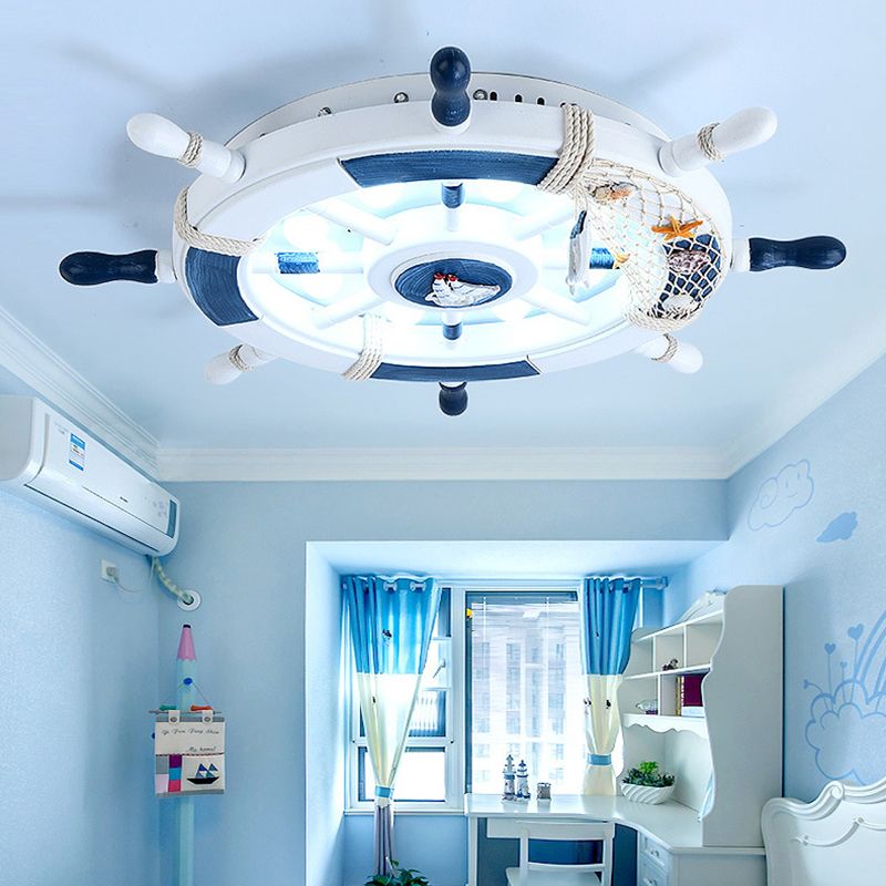 Arisha Modern Rudder Flush Mount Children Ceiling Light Bedroom