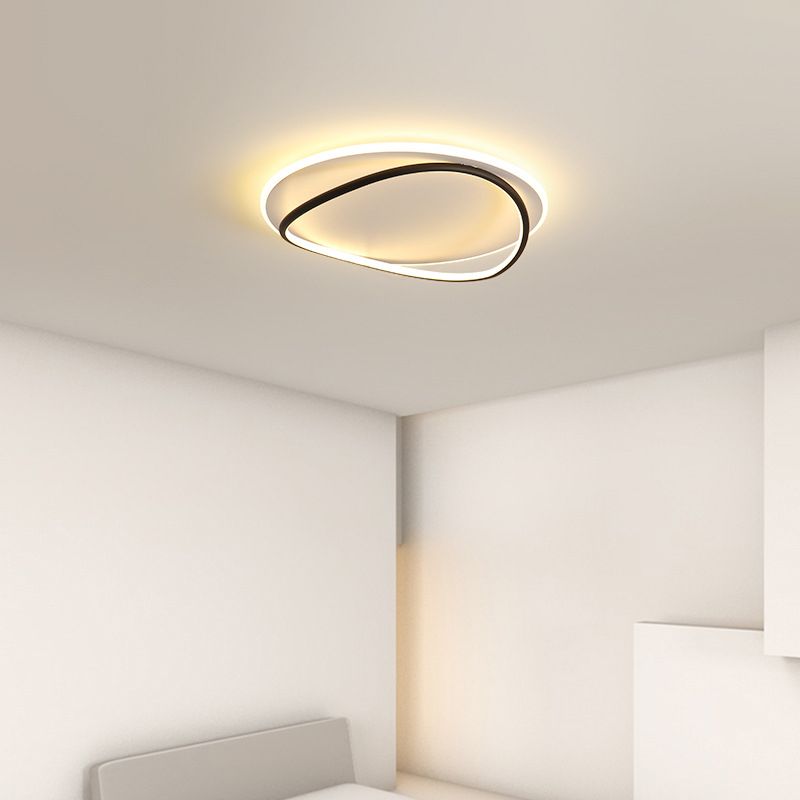 Arisha Flush Mount Ceiling Light Ring Modern Dining Room