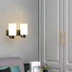 Kristy Minimalism Cylindrical Glass Art Vanity Wall Lamp