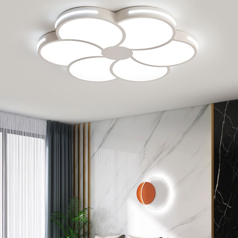 Arisha Modern Flower Acrylic Flush Mount Ceiling Light