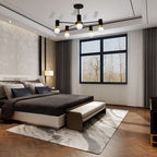 Valentina Industrial Semi Flush Mount Ceiling Light Living Room