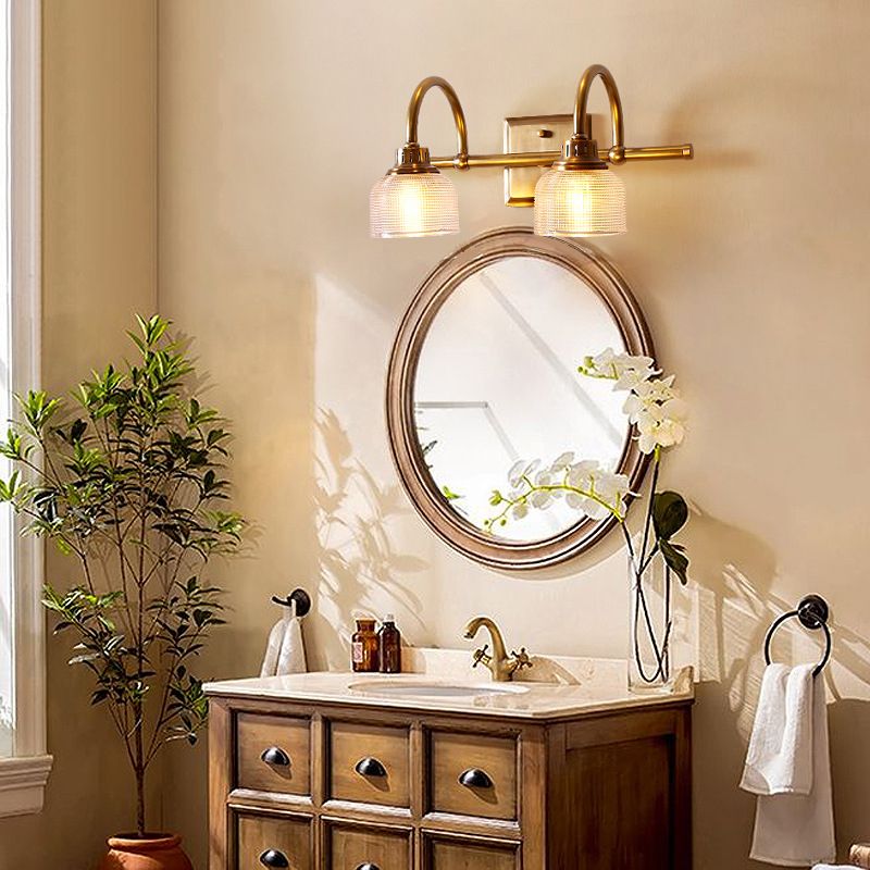 Arisha Prismatic Glass Vanity Wall Lamp