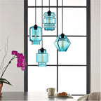Arisha Modern Art Deco LED Cylindrical /Glass Pendant Light