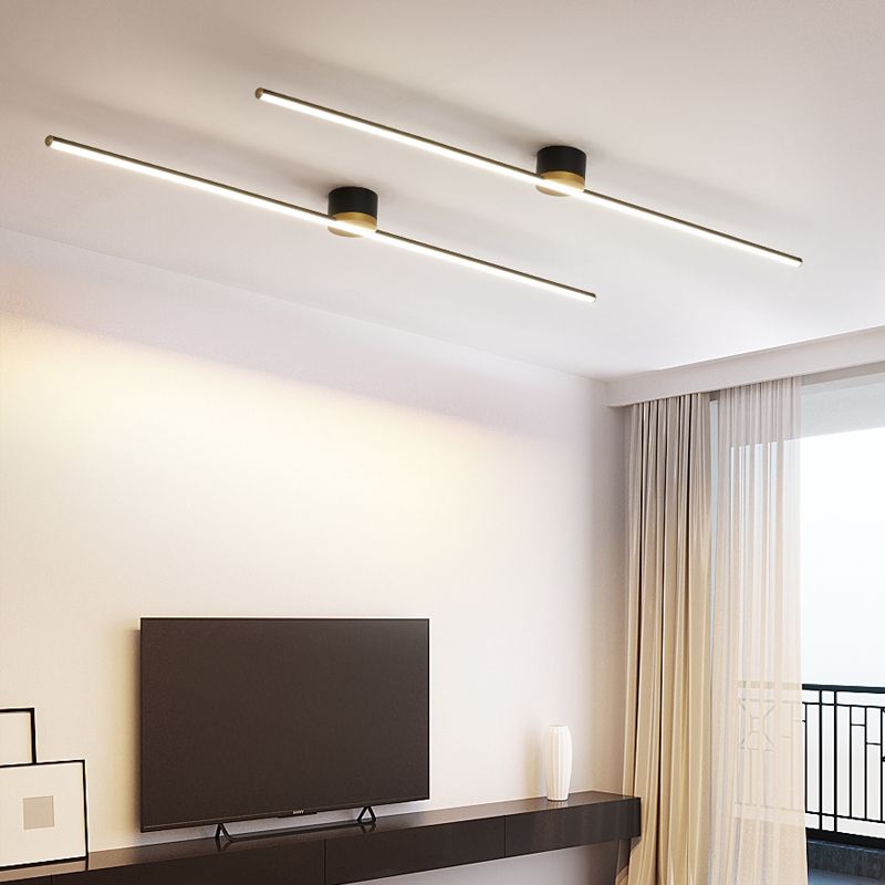 Arisha Linear Flush Mount Ceiling Light Bedroom - image 2