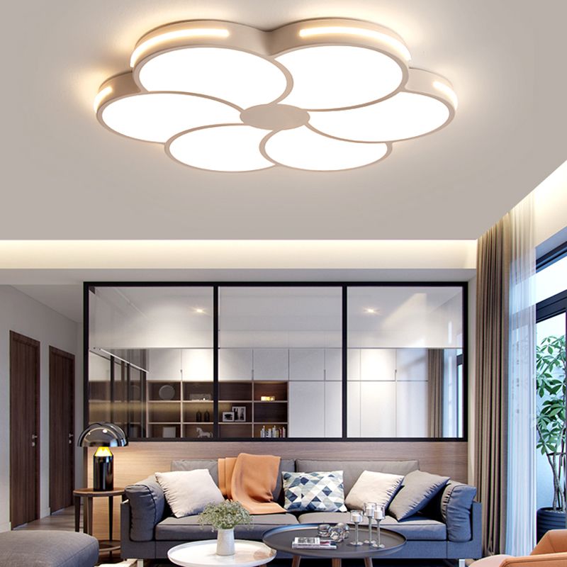 Arisha Modern Flower Acrylic Flush Mount Ceiling Light
