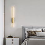 Arisha Modern Linear &Acrylic Bedroom Wall Lamp Brass