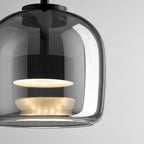 Valentina Minimalist Pendant Light Glass Smoke Gray - image 9
